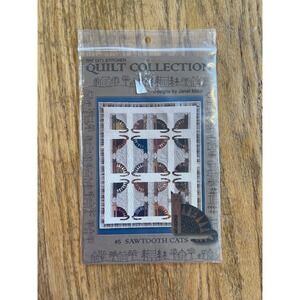 The City Stitcher Sawtooth Cats Quilt Pattern Janet Miller Quilt Collection #5